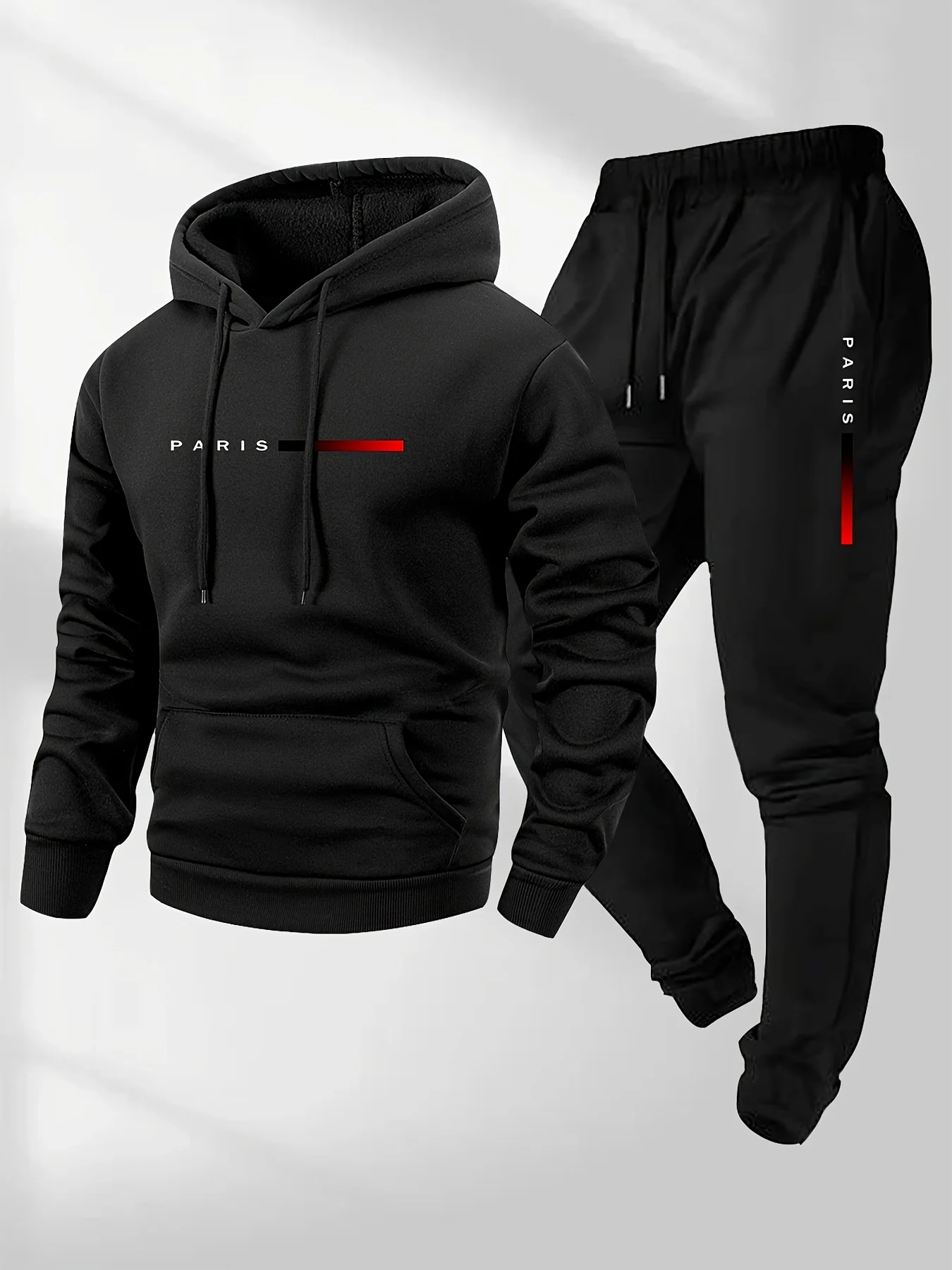 Street Fashion For Man - طقم ملابس رياضية رجالي جديد بطباعة