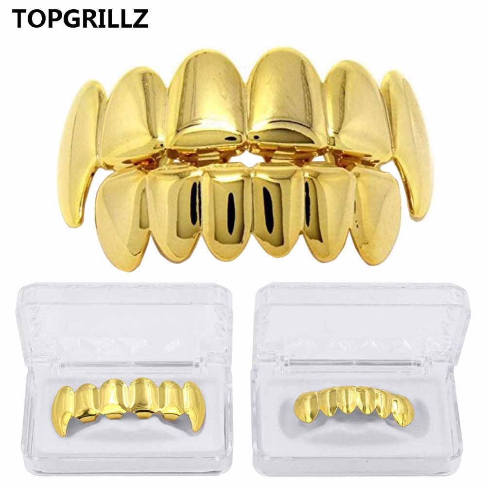 Street Fashion Jewelry - TOPGRILLZ جديد صالح لون الذهب الوردي