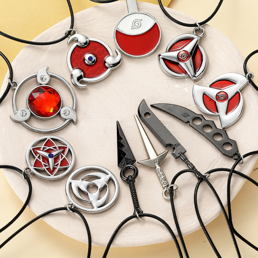 Street Fashion Jewelry - قلادة ناروتو أوزوماكي معدنية، مجوهرات أنيمي،