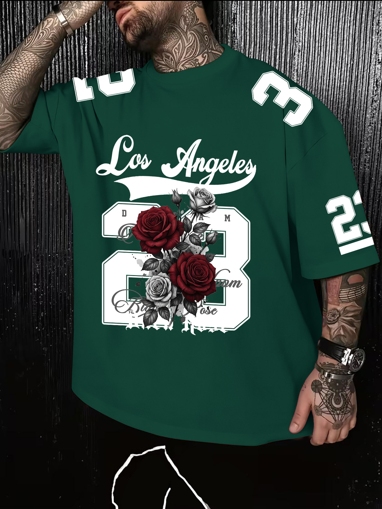 تي شيرت رجالي بتصميم أمريكي عت - مراجعة Street Fashion Los Angeles وسعره