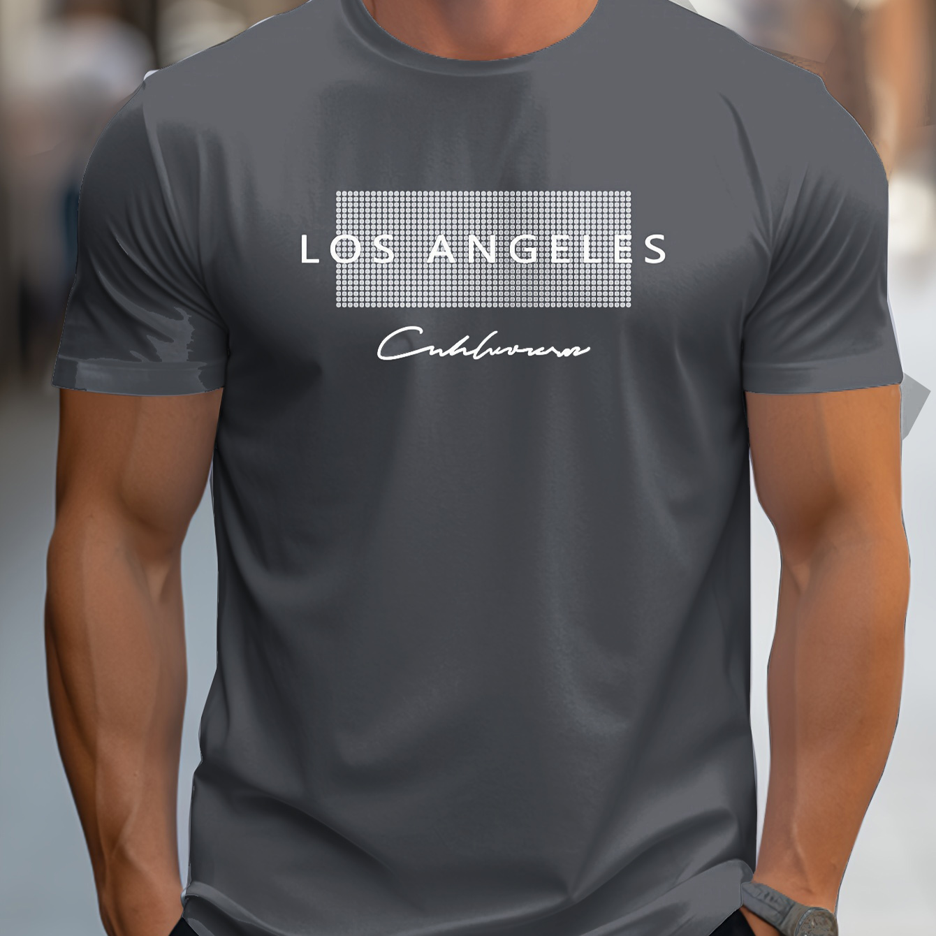 تي شيرت رجالي سريع الجفاف بطبا - مراجعة Street Fashion Los Angeles وسعره