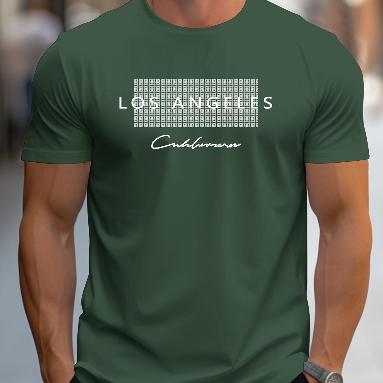 تي شيرت رجالي سريع الجفاف بطبا - مراجعة Street Fashion Los Angeles وسعره