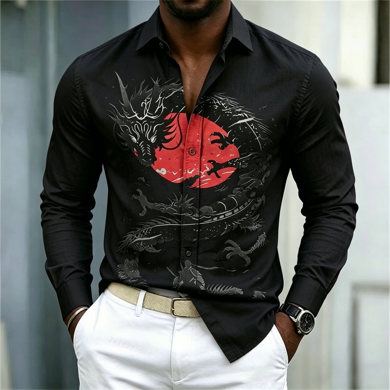 قميص رجالي جديد لعام 2026 بنمط - مراجعة Street Fashion For Man وسعره