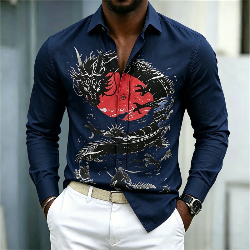 قميص رجالي جديد لعام 2026 بنمط - مراجعة Street Fashion For Man وسعره