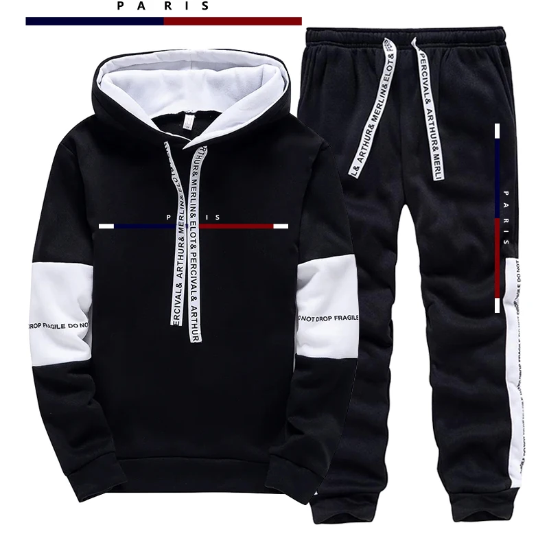 طقم رجالي مطبوع بتصميم باريسي/ - مراجعة Street Fashion For Man وسعره