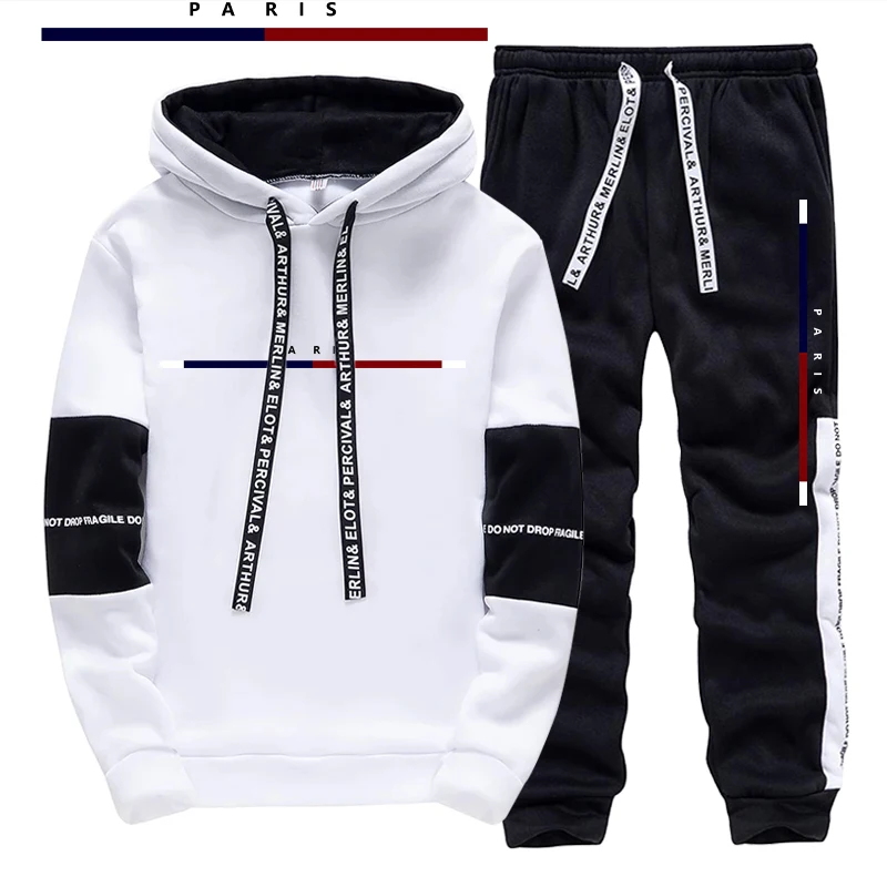 طقم رجالي مطبوع بتصميم باريسي/ - مراجعة Street Fashion For Man وسعره